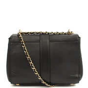 Picture of Aspinal of London Cross Body Lottie in Black, Leather
