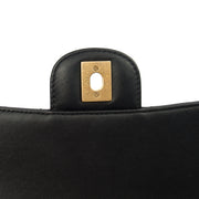 Picture of Chanel Top Handle Flap Bag With Top Handle in Black, Calfskin Leather