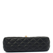 Picture of Chanel Top Handle Flap Bag With Top Handle in Black, Calfskin Leather