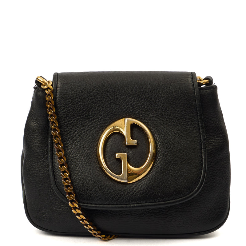 Picture of Gucci Cross Body 1973 Crossbody in Black, Leather