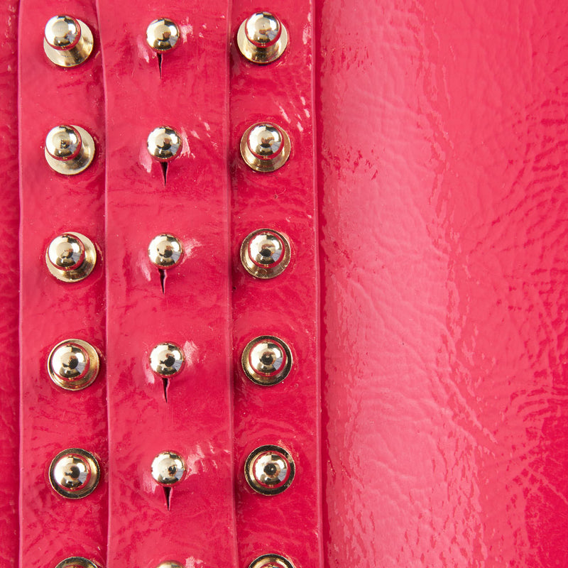 Picture of Alexander McQueen Clutch Wristlet in Print, Patent Leather