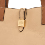 Picture of Mulberry Shoulder Bag Tessie Tote in Cream, Calfskin Leather
