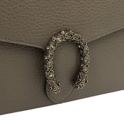 Picture of Gucci Cross Body Dionysus Chain Wallet in Grey, Leather