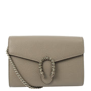 Picture of Gucci Cross Body Dionysus Chain Wallet in Grey, Leather