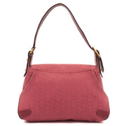 Picture of Gucci Shoulder Bag Horsebit Chain Shoulder Bag in Pink, GG Canvas