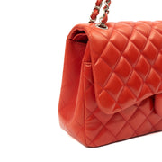 Picture of Chanel Shoulder Bag Classic Double Flap - Large in Red, Lambskin Leather