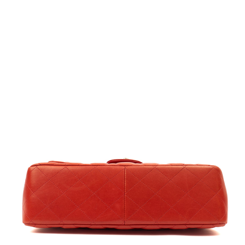Picture of Chanel Shoulder Bag Classic Double Flap - Large in Red, Lambskin Leather