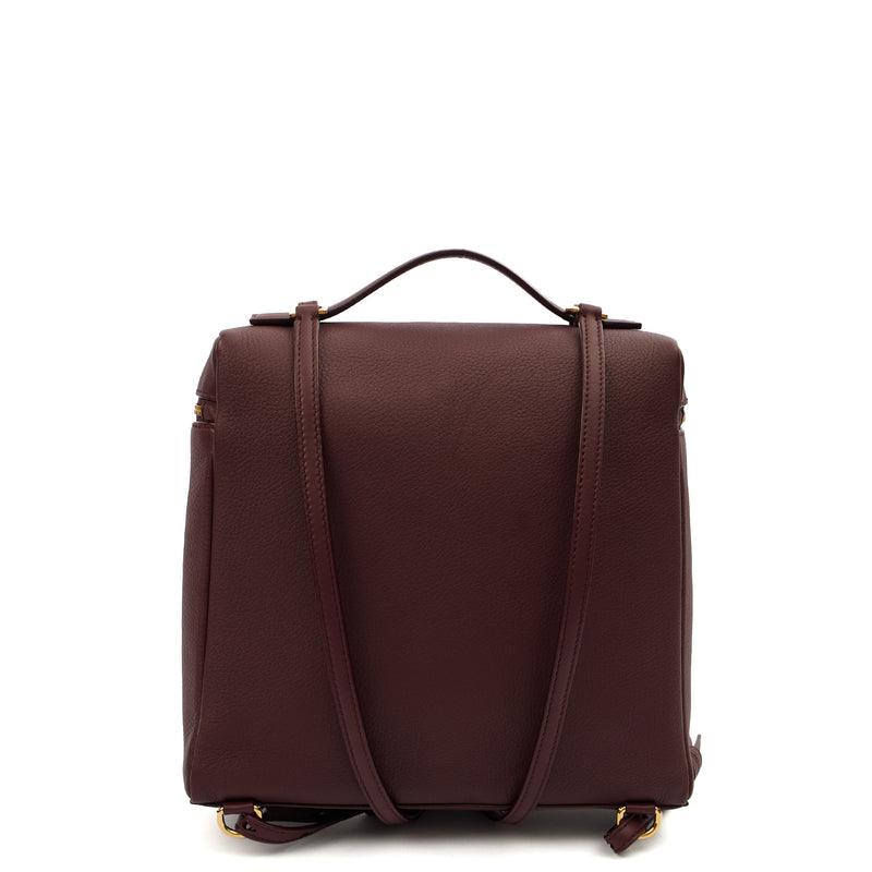 Picture of Loro Piana Backpack Extra Pocket L23.5 Backpack in Red, Leather