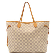 Picture of Louis Vuitton Tote Neverfull MM in Damier Azur, Canvas