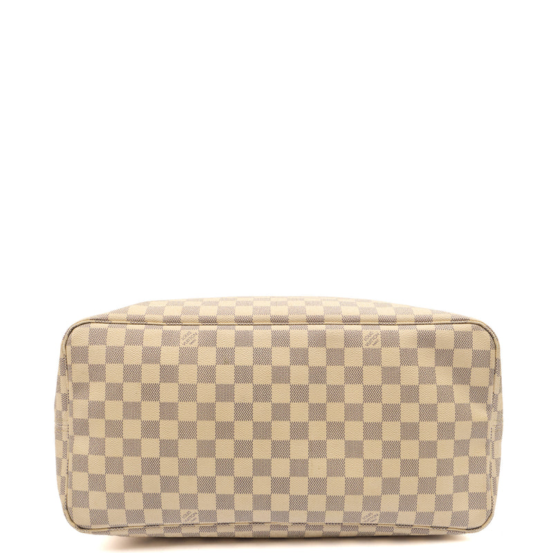 Picture of Louis Vuitton Tote Neverfull MM in Damier Azur, Canvas