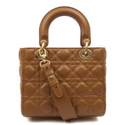 Picture of Christian Dior Cross Body Lady Dior Small in Brown, invalid