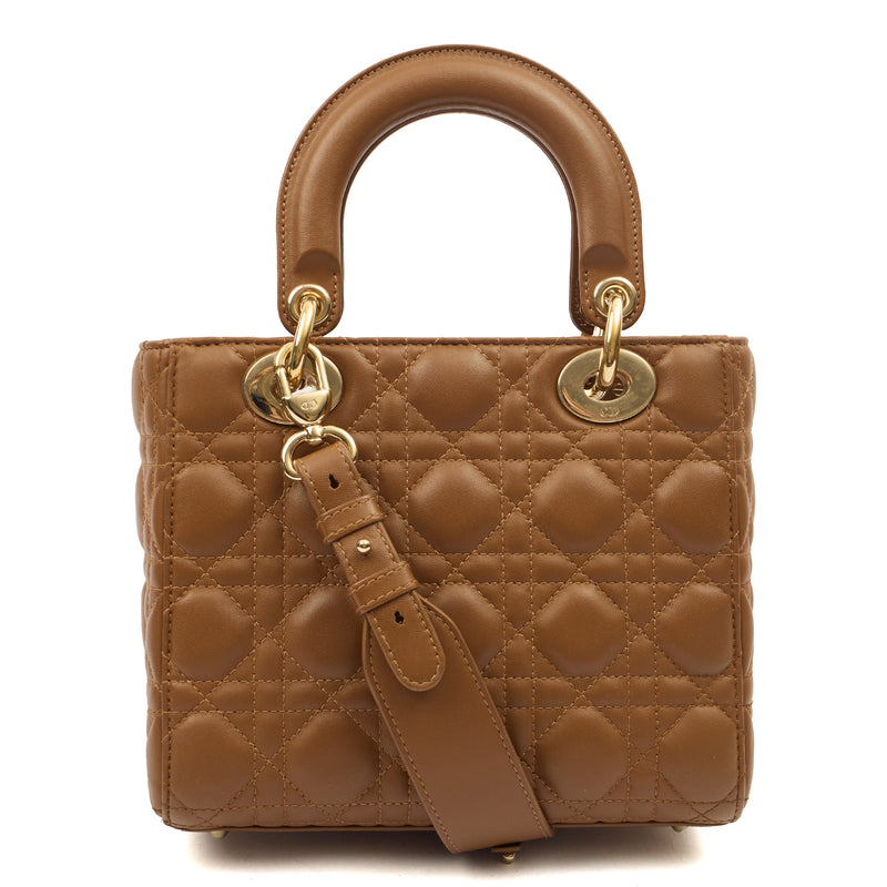 Picture of Christian Dior Cross Body Lady Dior Small in Brown, invalid