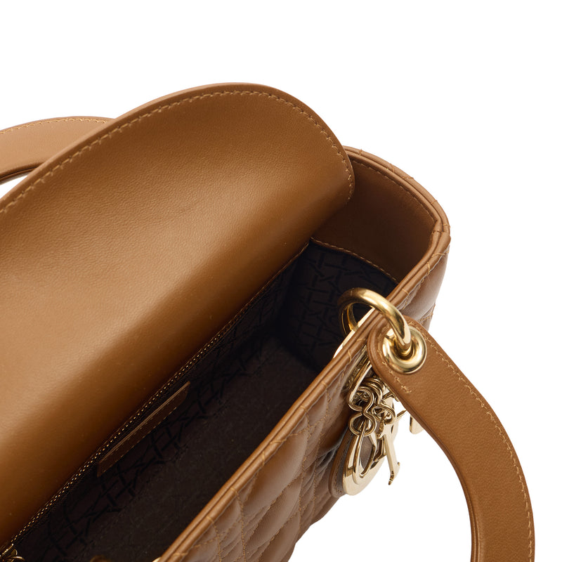 Picture of Christian Dior Cross Body Lady Dior Small in Brown, invalid