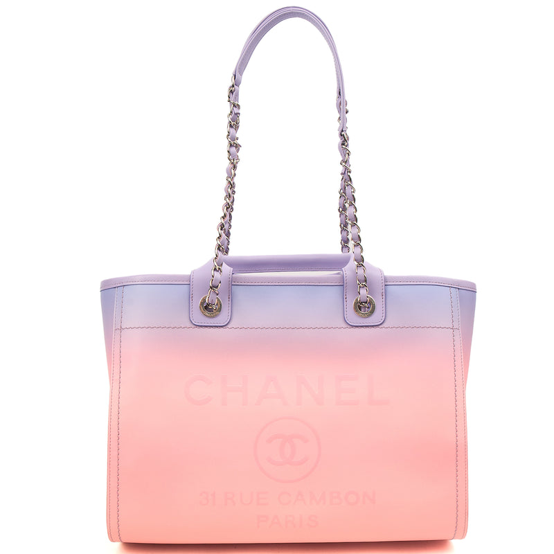 Picture of Chanel Tote Deauville Tote in Multi, Calfskin Leather