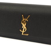 Picture of Saint Laurent Clutch Kate Clutch in Black, Calfskin Leather