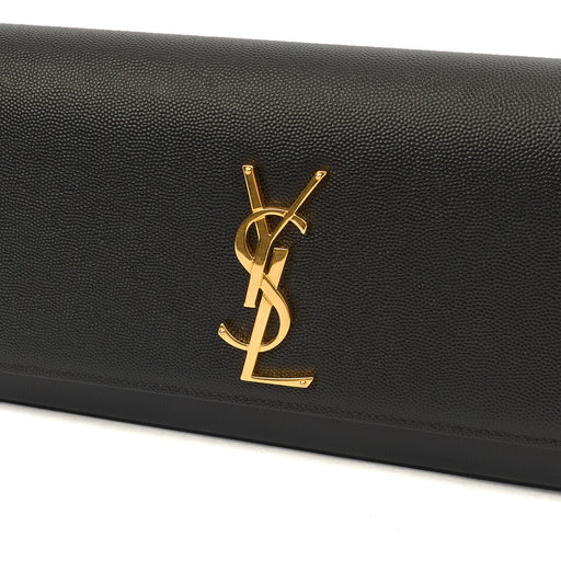 Picture of Saint Laurent Clutch Kate Clutch in Black, Calfskin Leather