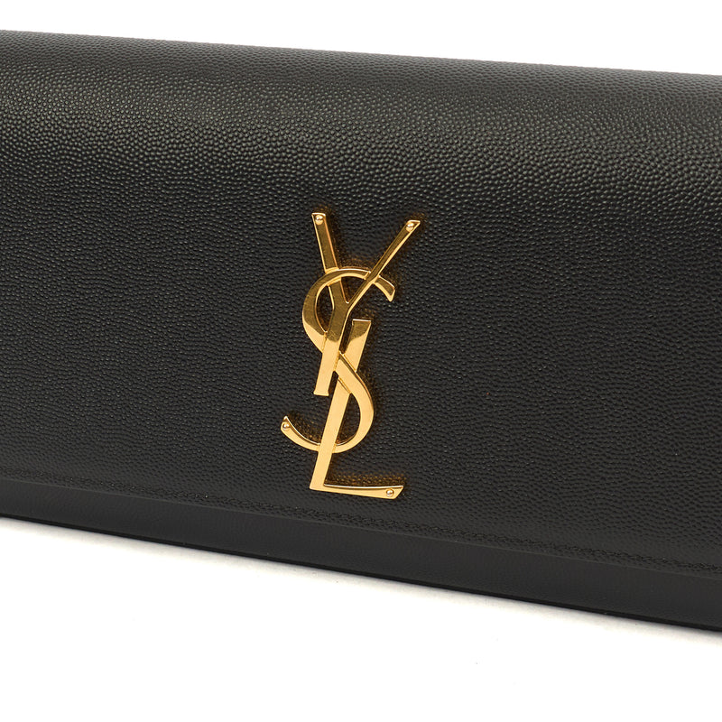 Picture of Saint Laurent Clutch Kate Clutch in Black, Calfskin Leather