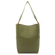 Picture of Celine Tote Sangle Seau in Green, Box Calfskin