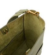 Picture of Celine Tote Sangle Seau in Green, Box Calfskin