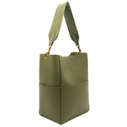 Picture of Celine Tote Sangle Seau in Green, Box Calfskin