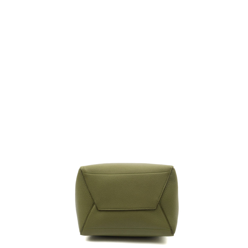 Picture of Celine Tote Sangle Seau in Green, Box Calfskin