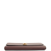 Picture of Mulberry Wallet Amberley Clutch in Oxblood, Calfskin Leather