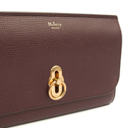 Picture of Mulberry Wallet Amberley Clutch in Oxblood, Calfskin Leather