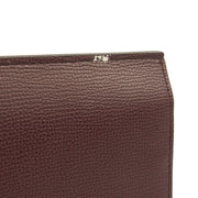 Picture of Mulberry Wallet Amberley Clutch in Oxblood, Calfskin Leather