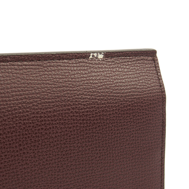 Picture of Mulberry Wallet Amberley Clutch in Oxblood, Calfskin Leather