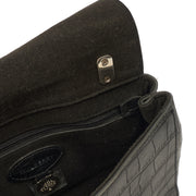 Picture of Mulberry Cross Body Lily in Black, Exotic Effect Leather