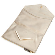 Picture of Anya Hindmarch Clutch in Metallic, Leather