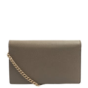 Picture of Gucci Cross Body Dollar Interlocking GG Wallet On Chain in Grey, Leather