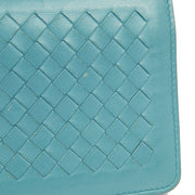 Picture of Bottega Veneta Cross Body Intrecciato Crossbody in Blue, Intrecciato Nappa