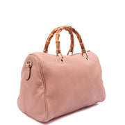 Picture of Gucci Top Handle Bamboo Shopper  in Pink, Leather
