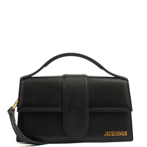 Picture of Jacquemus Cross Body Le Grand Bambino in Black, Leather