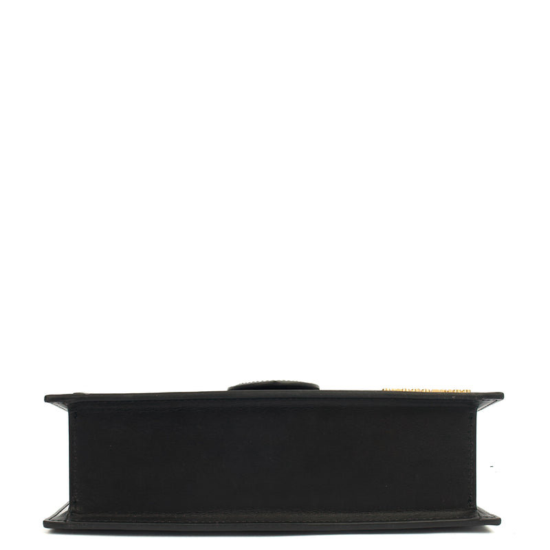 Picture of Jacquemus Cross Body Le Grand Bambino in Black, Leather