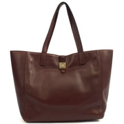 Picture of Mulberry Tote Tessie Tote in Oxblood, Leather