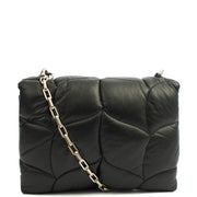 Picture of Mulberry Cross Body Little Softie in Black, Calfskin Leather