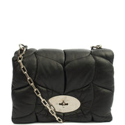 Picture of Mulberry Cross Body Little Softie in Black, Calfskin Leather