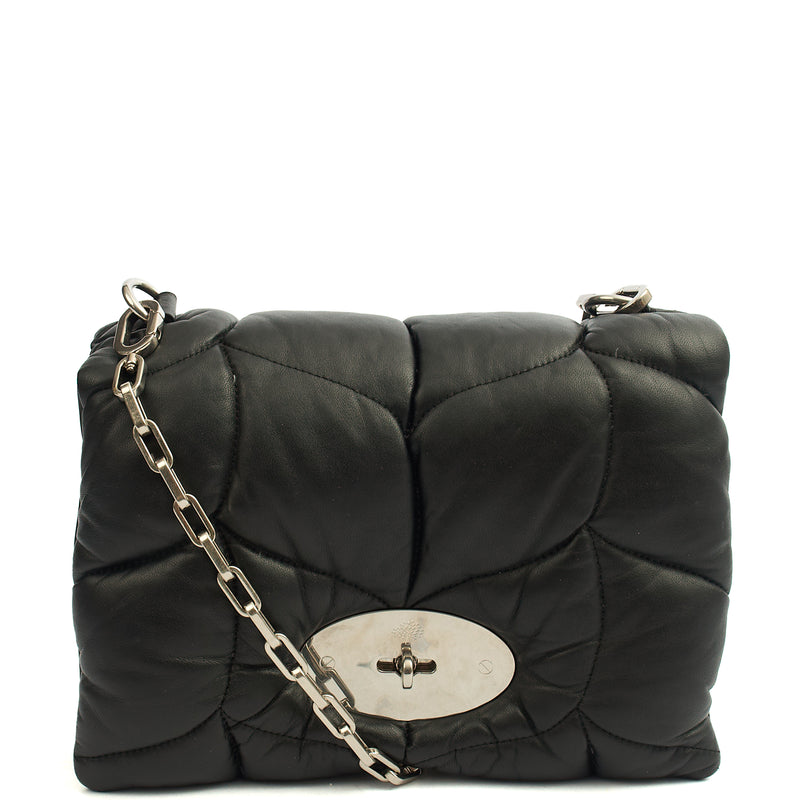 Picture of Mulberry Cross Body Little Softie in Black, Calfskin Leather