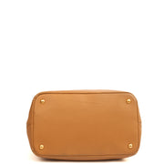 Picture of Prada Tote Vitello Daino Tote in Neutral, Calfskin