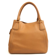 Picture of Prada Tote Vitello Daino Tote in Neutral, Calfskin