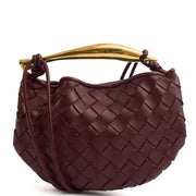 Picture of Bottega Veneta Mini Bag Sardine - Small in Barolo, Intrecciato Nappa