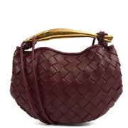 Picture of Bottega Veneta Mini Bag Sardine - Small in Barolo, Intrecciato Nappa