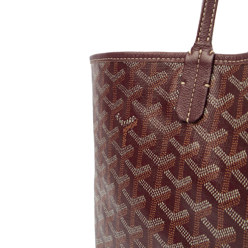 Picture of Goyard Tote Saint Louis PM in Red, Leather