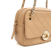 Picture of Chanel Cross Body Camera Bag in Neutral, Leather