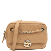 Picture of Chanel Cross Body Camera Bag in Neutral, Leather