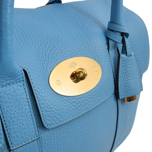 Picture of Mulberry Tote Bayswater Heritage in Blue, Calfskin Leather