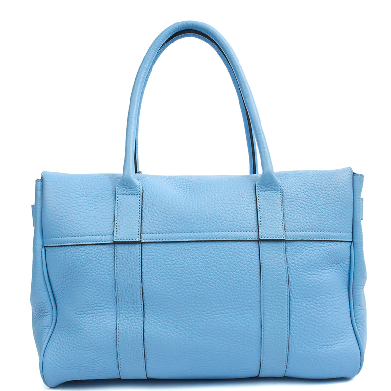 Picture of Mulberry Tote Bayswater Heritage in Blue, Calfskin Leather