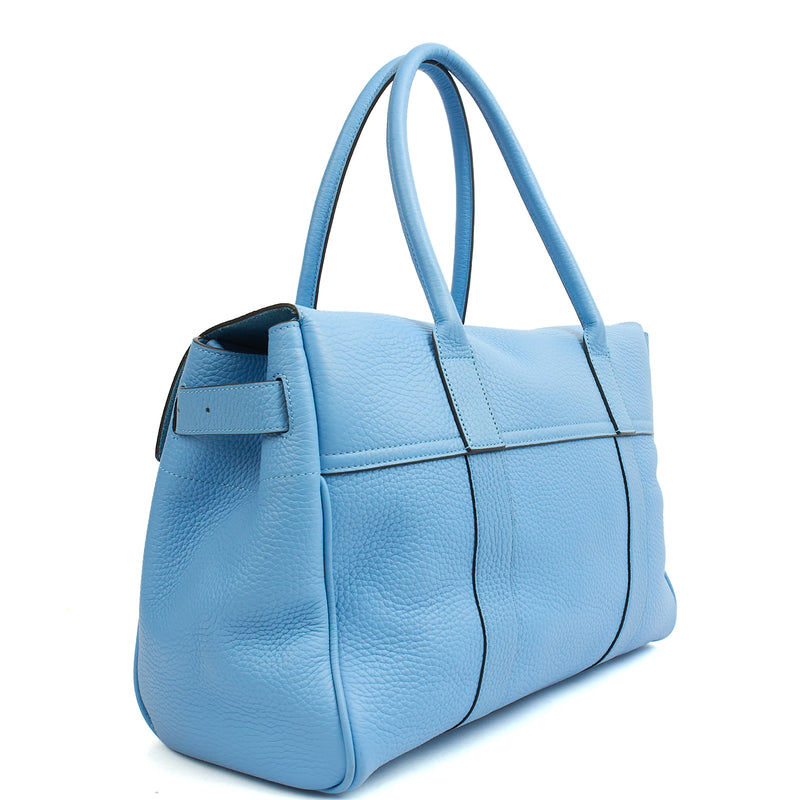 Picture of Mulberry Tote Bayswater Heritage in Blue, Calfskin Leather